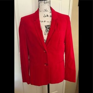 Vintage Classic Fashions Red Velvet Blazer